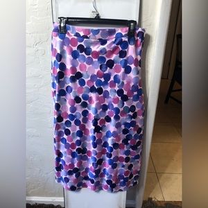 Anthropologie Hutch "Bubble" pattern pencil skirt.